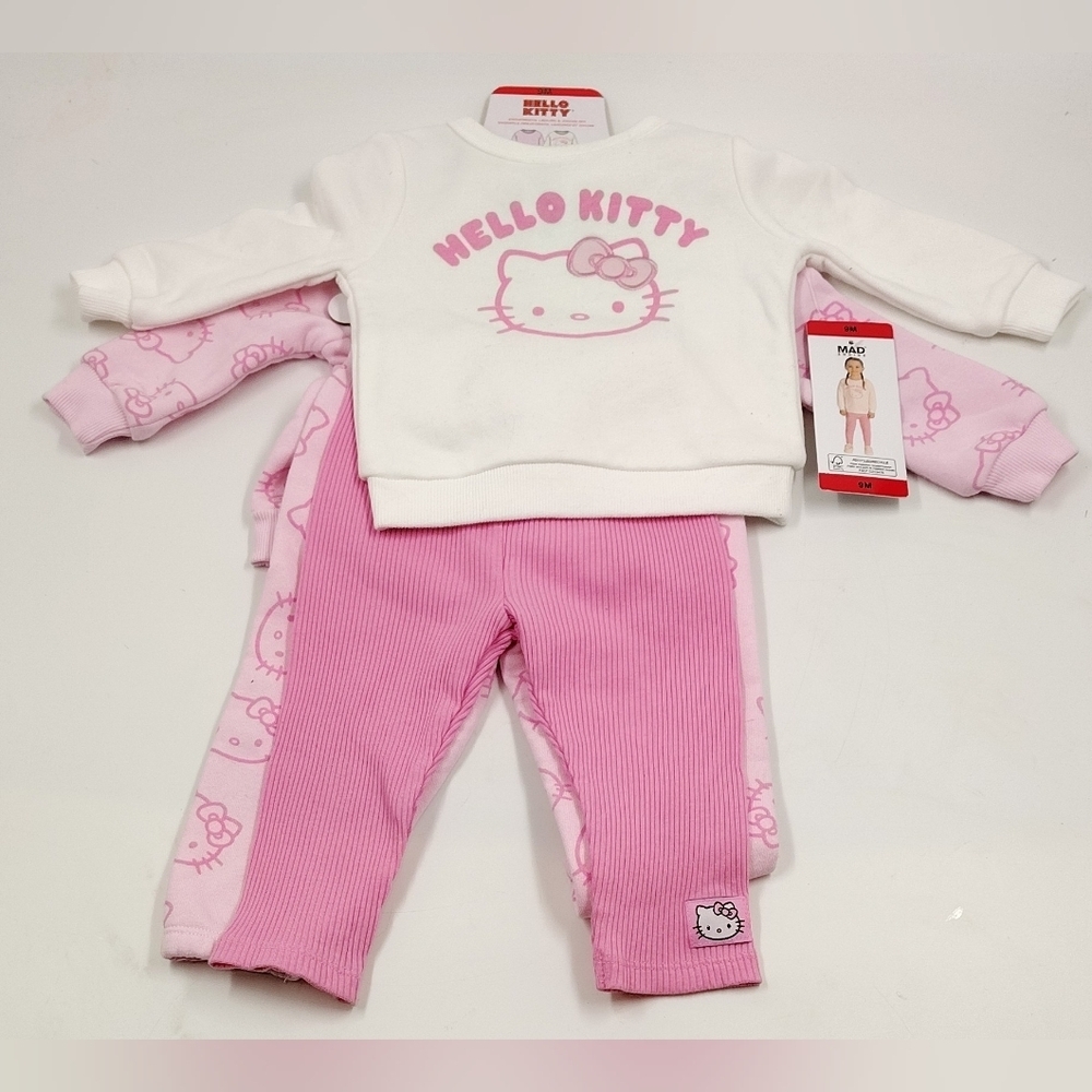 Hello Kitty Kids Cozy Set - White and Pink